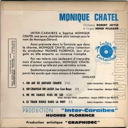 [Pochette de Un air de guitare chante (Monique CHATEL) - verso]