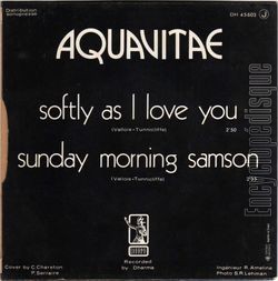 [Pochette de Softly as I love you (AQUAVITA) - verso]