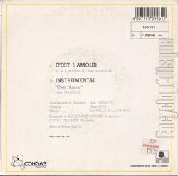 [Pochette de C’est l’amour (LOPOLD NORD & VOUS) - verso]
