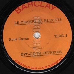 [Pochette de Le champs de bleuets (Rene CARON)]