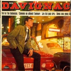 [Pochette de Toi, tu t’en balances (Serge DAVIGNAC)]
