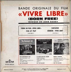 [Pochette de Vivre libre (B.O.F.  Films ) - verso]