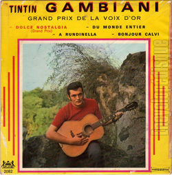[Pochette de Dolce nostalgia (Tintin GAMBIANI)]