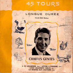 [Pochette de  te regarder (Charles GENTS)]