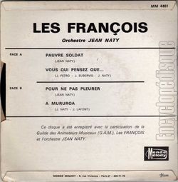 [Pochette de  Mururoa (Les FRANOIS) - verso]
