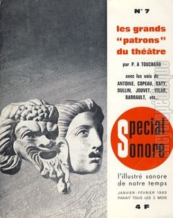 [Pochette de Spcial Sonore 07 - Les grands  patrons  du thatre (SPCIAL SONORE)]