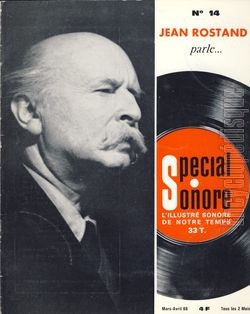 [Pochette de Spcial Sonore 14 - Jean Rostand parle… (SPCIAL SONORE)]