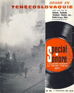 [Pochette de Spcial Sonore 25 - Drame en Tchcoslovaquie (SPCIAL SONORE)]
