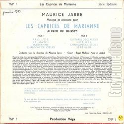 [Pochette de Les caprices de Marianne (COMPILATION) - verso]