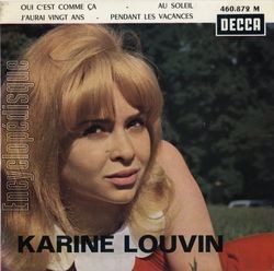 [Pochette de Oui, c’est comme a (Karine LOUVIN)]