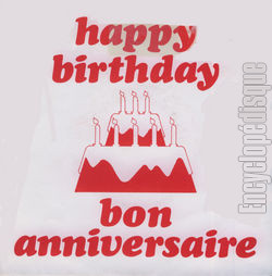 [Pochette de Happy birthday ()]