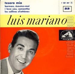 [Pochette de Tesoro mio (Luis MARIANO)]