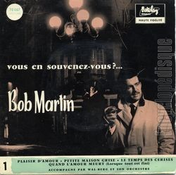 [Pochette de Vous en souvenez-vous ? (Bob MARTIN)]