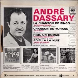 [Pochette de La 25me heure (Andr DASSARY) - verso]