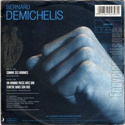 [Pochette de Comme ces hommes (Bernard DEMICHELIS) - verso]