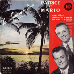 [Pochette de La chanson de Lima - n10 (PATRICE et MARIO)]
