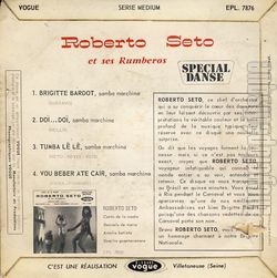[Pochette de Brigitte Bardot (Roberto SETO) - verso]