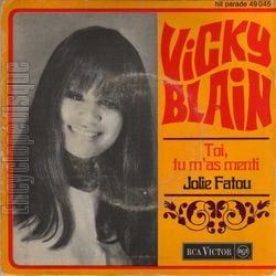 [Pochette de Toi, tu m’as menti (Vicky BLAIN)]