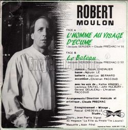 [Pochette de L’homme au visage d’cume (Robert MOULON) - verso]