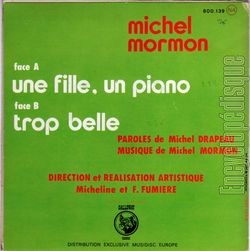 [Pochette de Une fille, un piano (Michel MORMON) - verso]