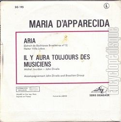 [Pochette de Aria (Maria D’APPARECIDA) - verso]