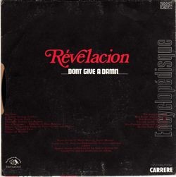 [Pochette de Don’t give a damn (REVELACION) - verso]