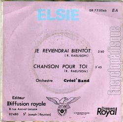 [Pochette de Je reviendrai bientt (ELSIE) - verso]