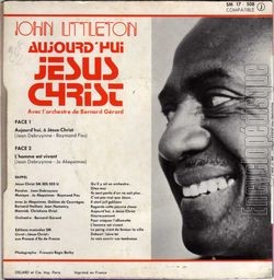 [Pochette de Aujourd’hui, Jsus Christ (John LITTLETON) - verso]
