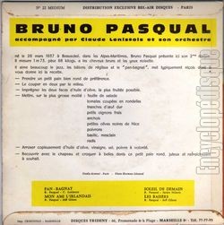 [Pochette de Pan-bagnat (Bruno PASQUAL) - verso]
