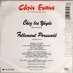 [Pochette de Chez les yys (Chris EVANS) - verso]