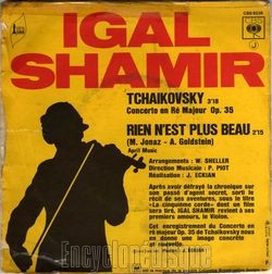 [Pochette de Tchaikovsky (Igal SHAMIR) - verso]