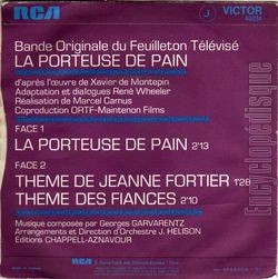 [Pochette de La Porteuse de pain (T.V. (Tlvision)) - verso]