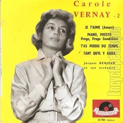 [Pochette de Je t’aime (Carole VERNAY)]