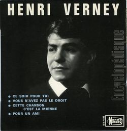 [Pochette de Ce soir pour toi (Henri VERNEY)]