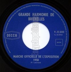 [Pochette de Marche de l’Atomium (GRANDE HARMONIE DE BRUXELLES) - verso]