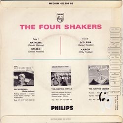 [Pochette de Natacha (The FOUR SHAKERS) - verso]