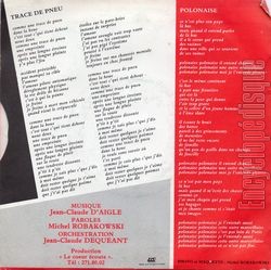 [Pochette de Polonaise (Claudine RGNIER) - verso]