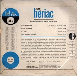[Pochette de Le 7 (Jean BRIAC) - verso]
