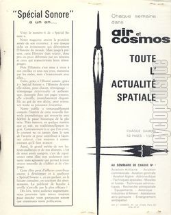 [Pochette de Spcial Sonore 06 - Cosmos (SPCIAL SONORE) - verso]