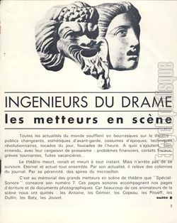 [Pochette de Spcial Sonore 07 - Les grands  patrons  du thatre (SPCIAL SONORE) - verso]