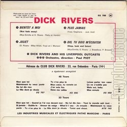 [Pochette de Bientt  moi (Dick RIVERS) - verso]