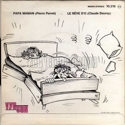 [Pochette de Papa, maman… (C. FRANCK) - verso]