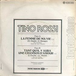 [Pochette de La femme de ma vie (Tino ROSSI) - verso]