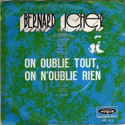 [Pochette de On oublie tout, on n’oublie rien (Bernard ICHER)]