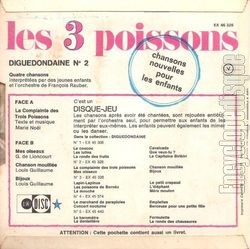 [Pochette de Diguedondaine / 2 - Les trois poissons (JEUNESSE) - verso]