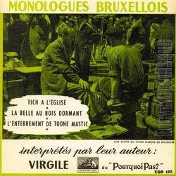 [Pochette de Monologues bruxellois (VIRGILE)]