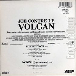 [Pochette de Joe contre le volcan (B.O.F.  Films ) - verso]