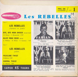 [Pochette de Bye bye mon amour (Les REBELLES) - verso]