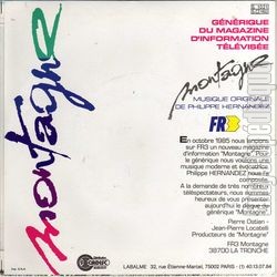 [Pochette de Montagne (T.V. (Tlvision)) - verso]