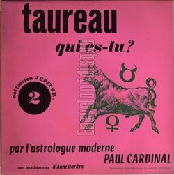 [Pochette de Taureau qui es-tu ? (Paul CARDINAL) - verso]